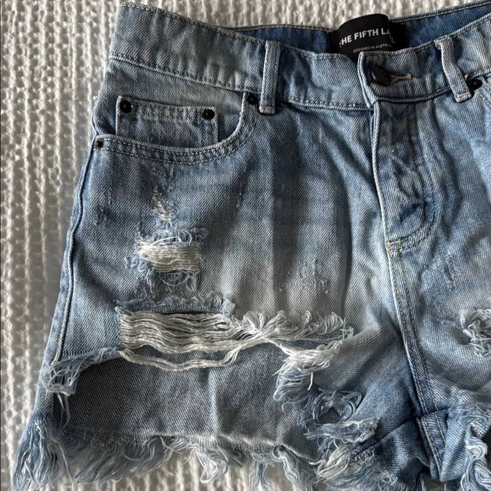 The Fifth Label Distressed Denim Shorts